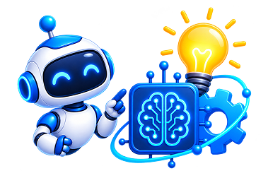 AI smart solutions illustration placeholder